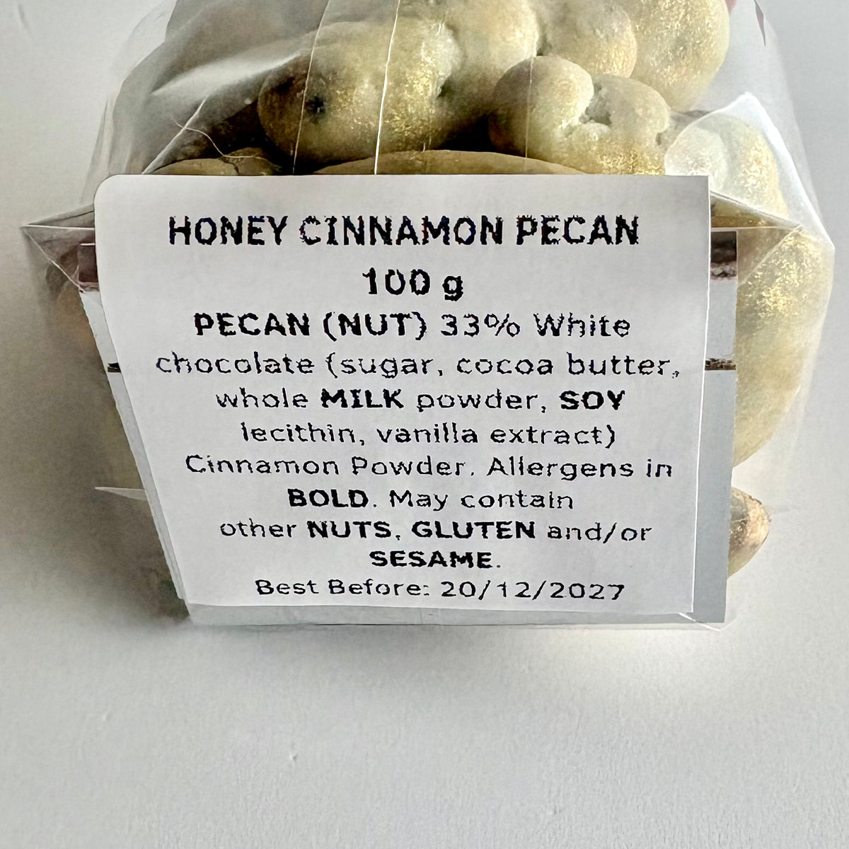 Honey Cinnamon Chocolate Pecans