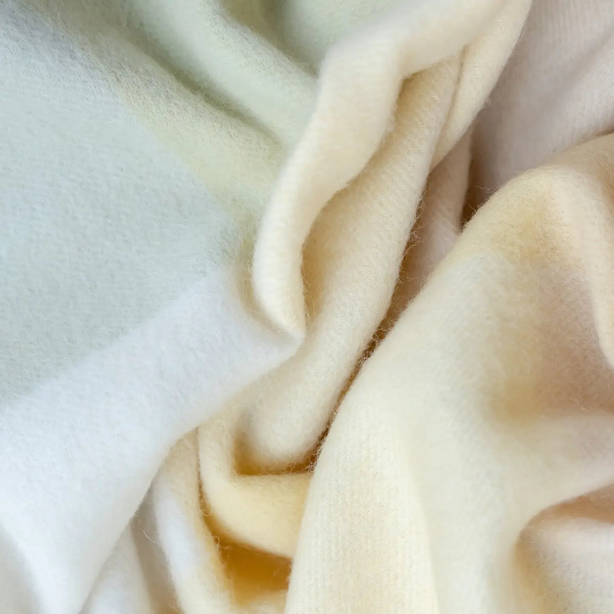 Check Lambwool Baby Blanket