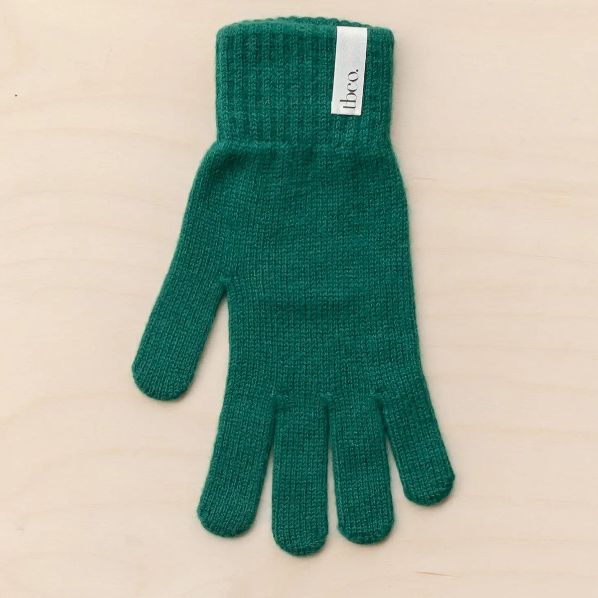 Mens Cashmere &amp; Merino Gloves - Forest