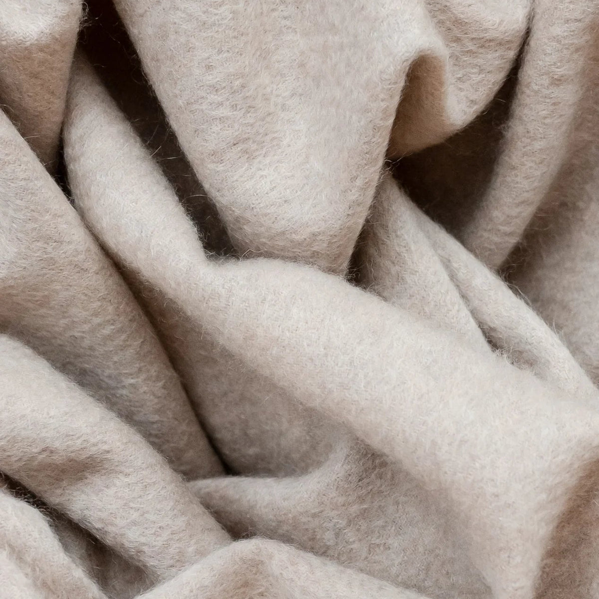 Cashmere Oatmeal Melange Blanket