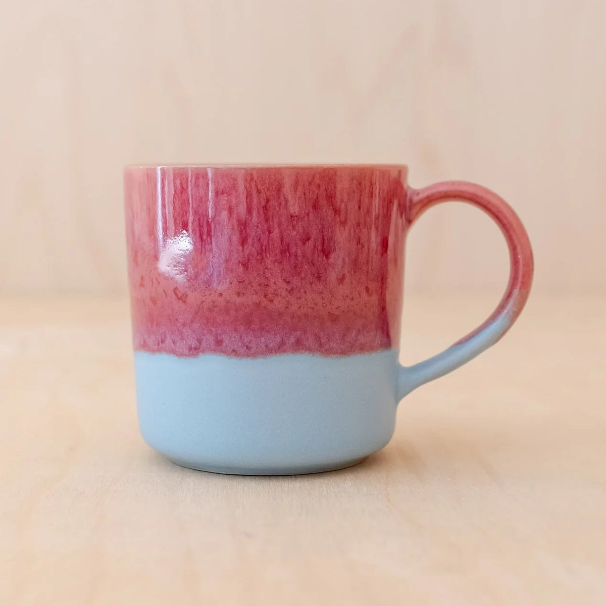 Hand-Painted Red Dip Mug