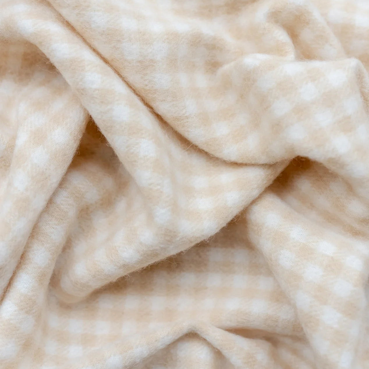 OATMEAL GINGHAM BABY BLANKET