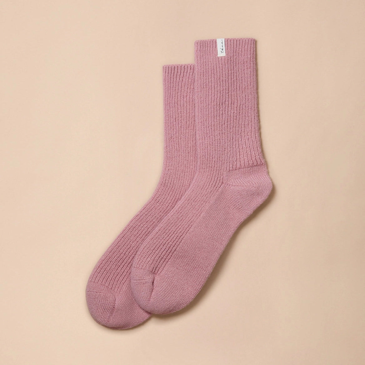 Cashmere & Merino Pink Socks