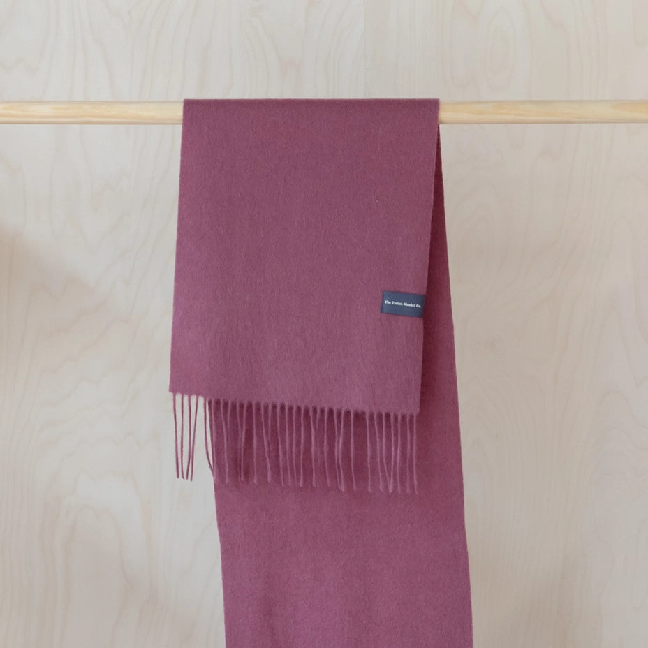 Lambswool Scarf - Mulberry