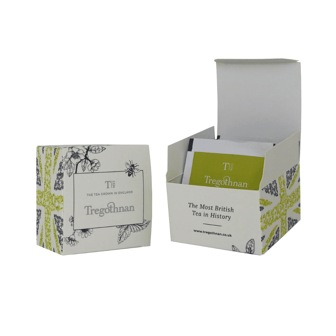 Tregothnan herbal tea selection box British grown tea chamomile peppermint lemon verbena red berries caffeine free
