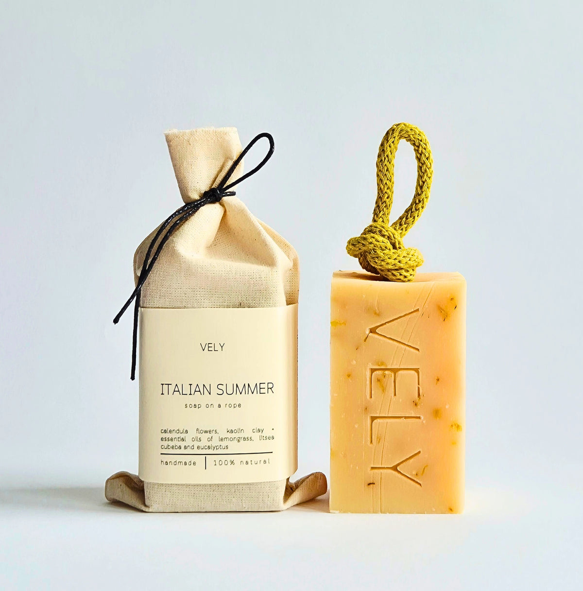 Natural Handmade Soap on a Rope