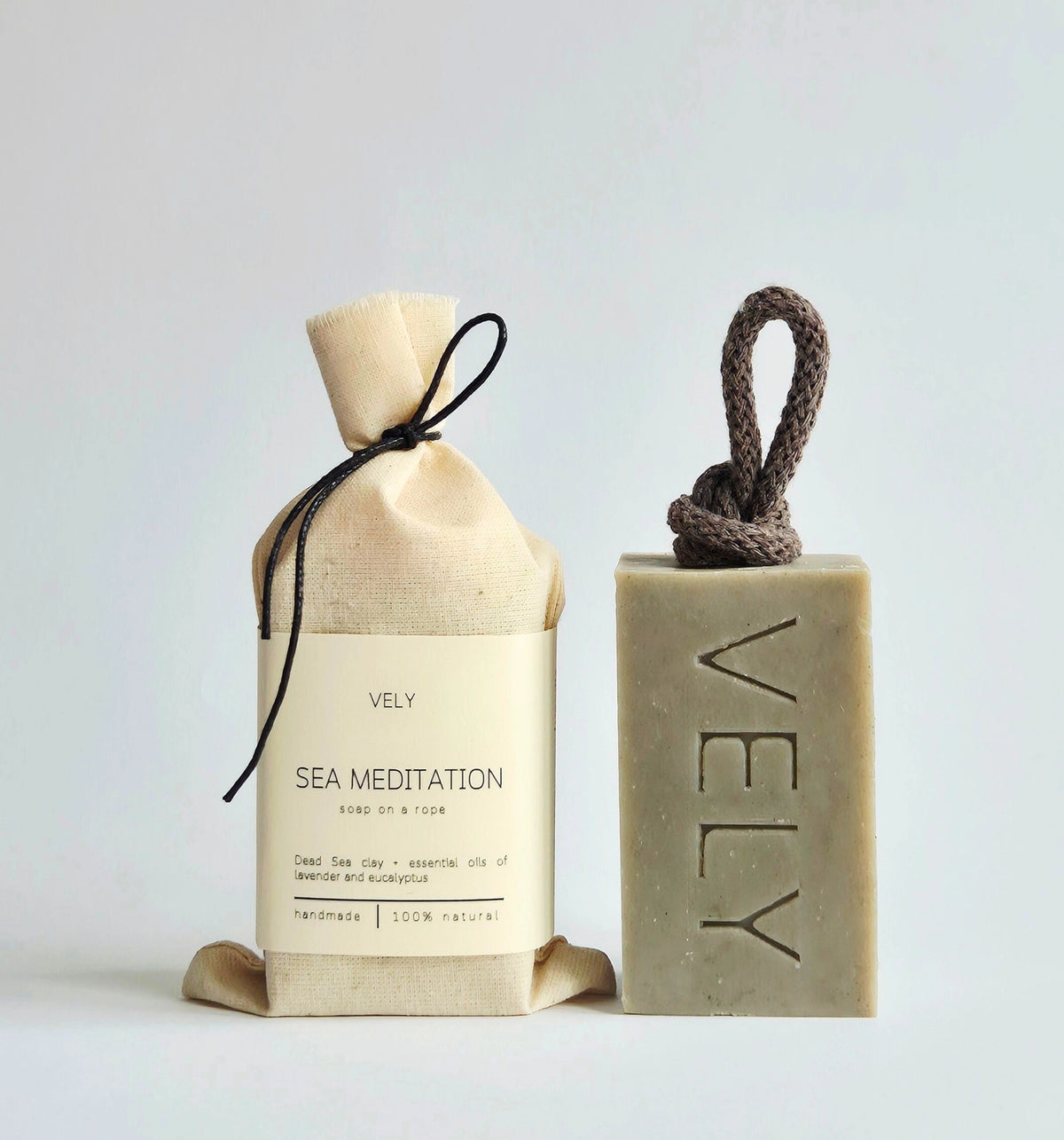 Natural Handmade Soap on a Rope