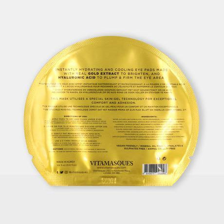gold under eye pads brightening & firming vitamasques