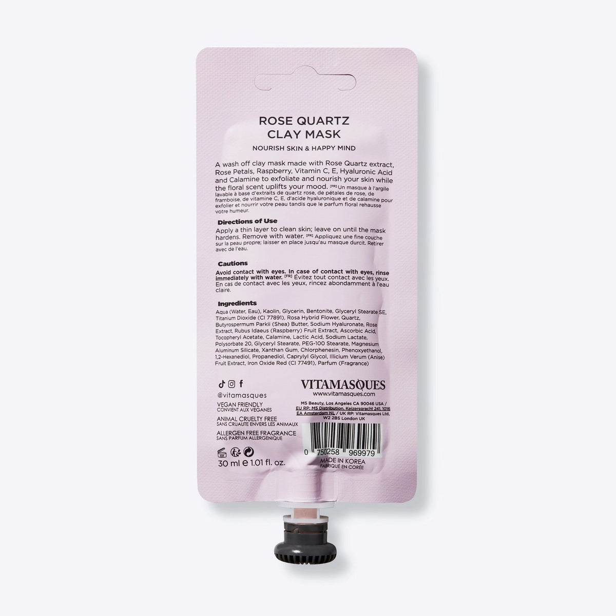 Rose Quartz Clay Face Mask