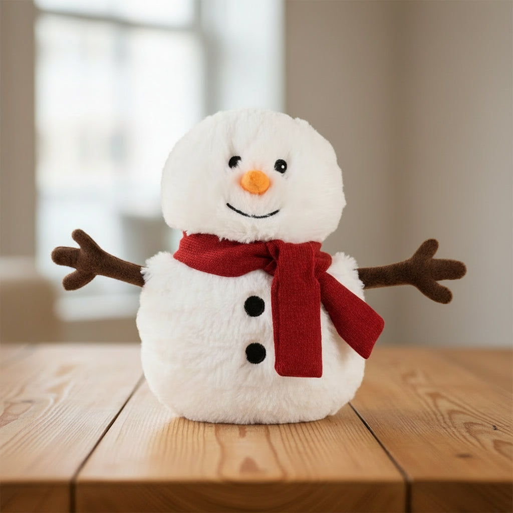 Heatable Cuddly Snowman