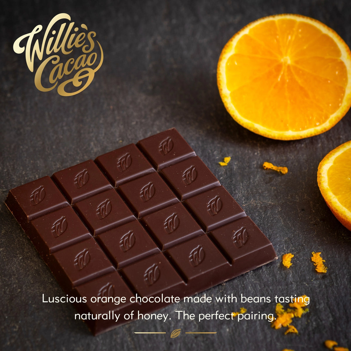 Luscious Dark Orange Chocolate