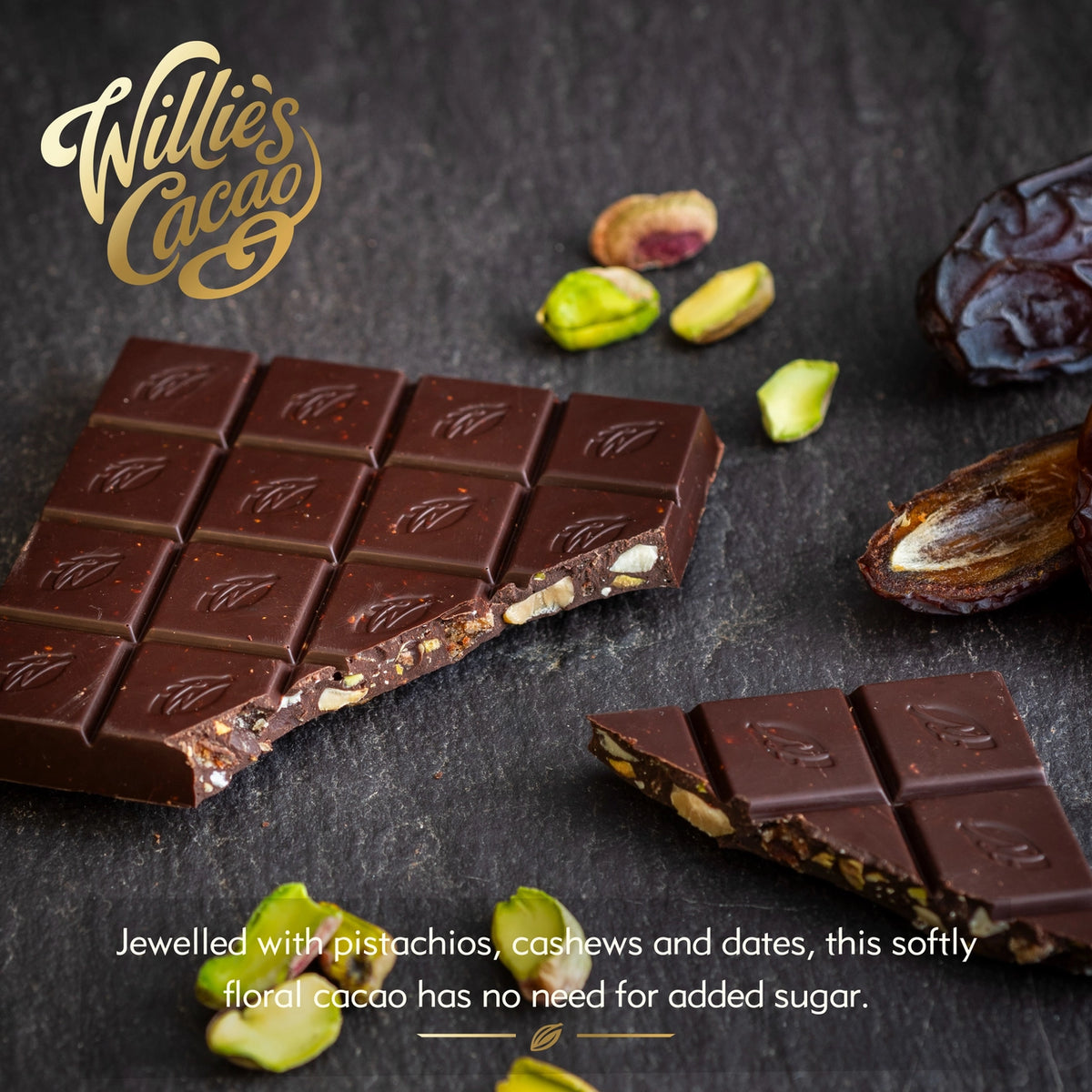 Pistachio & Date Chocolate Bar