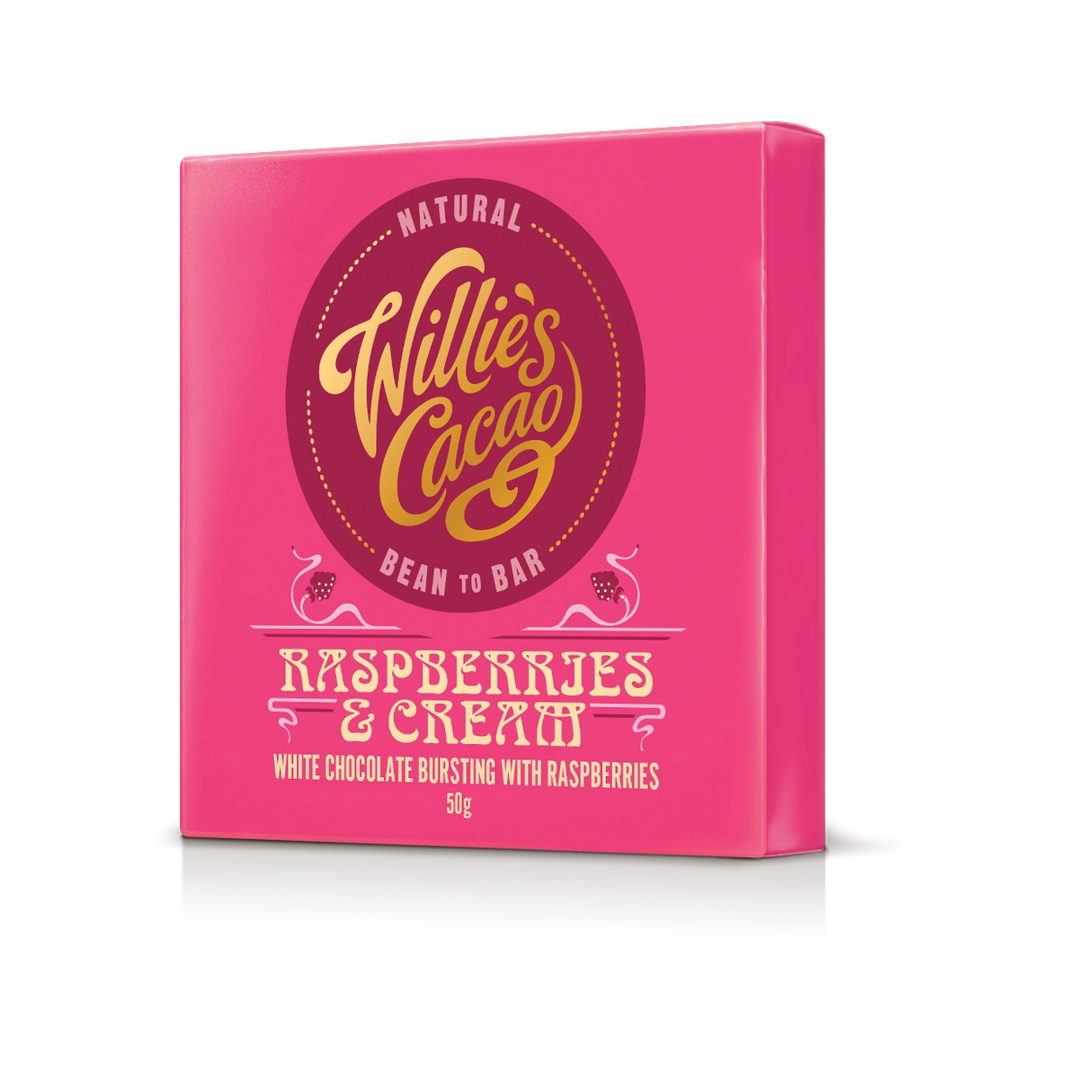 Raspberries & Cream Chocolate Bar