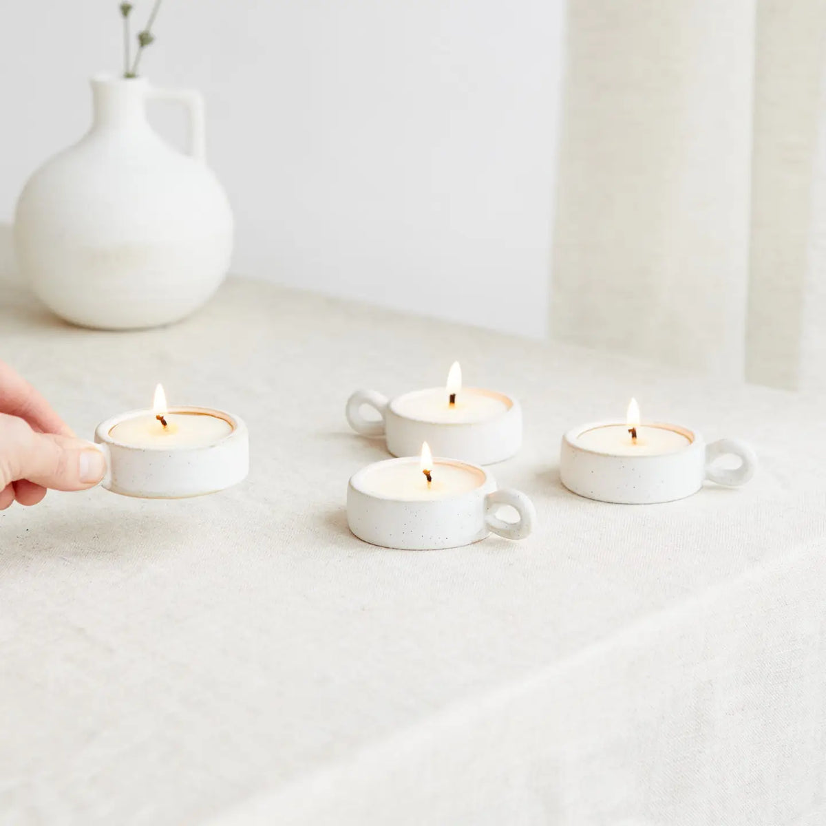 Ceramic Scandi Tealights