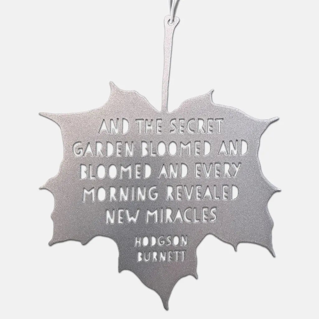 Leaf Quote -Garden Decoration