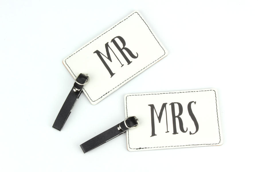 Mr &amp; Mrs Luggage Tags