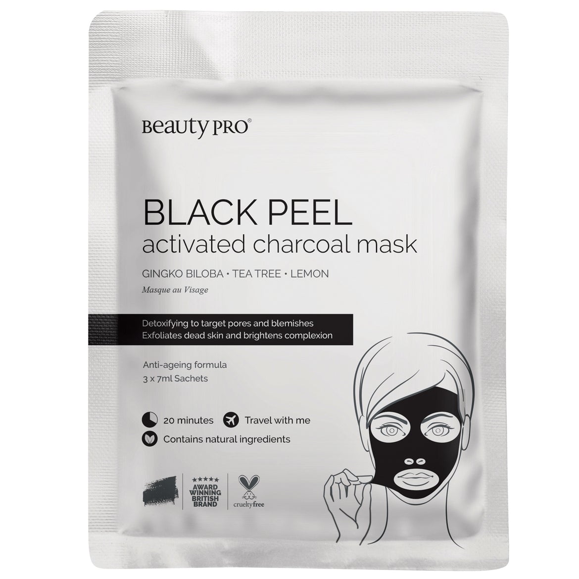 Charcoal Peel Face Mask