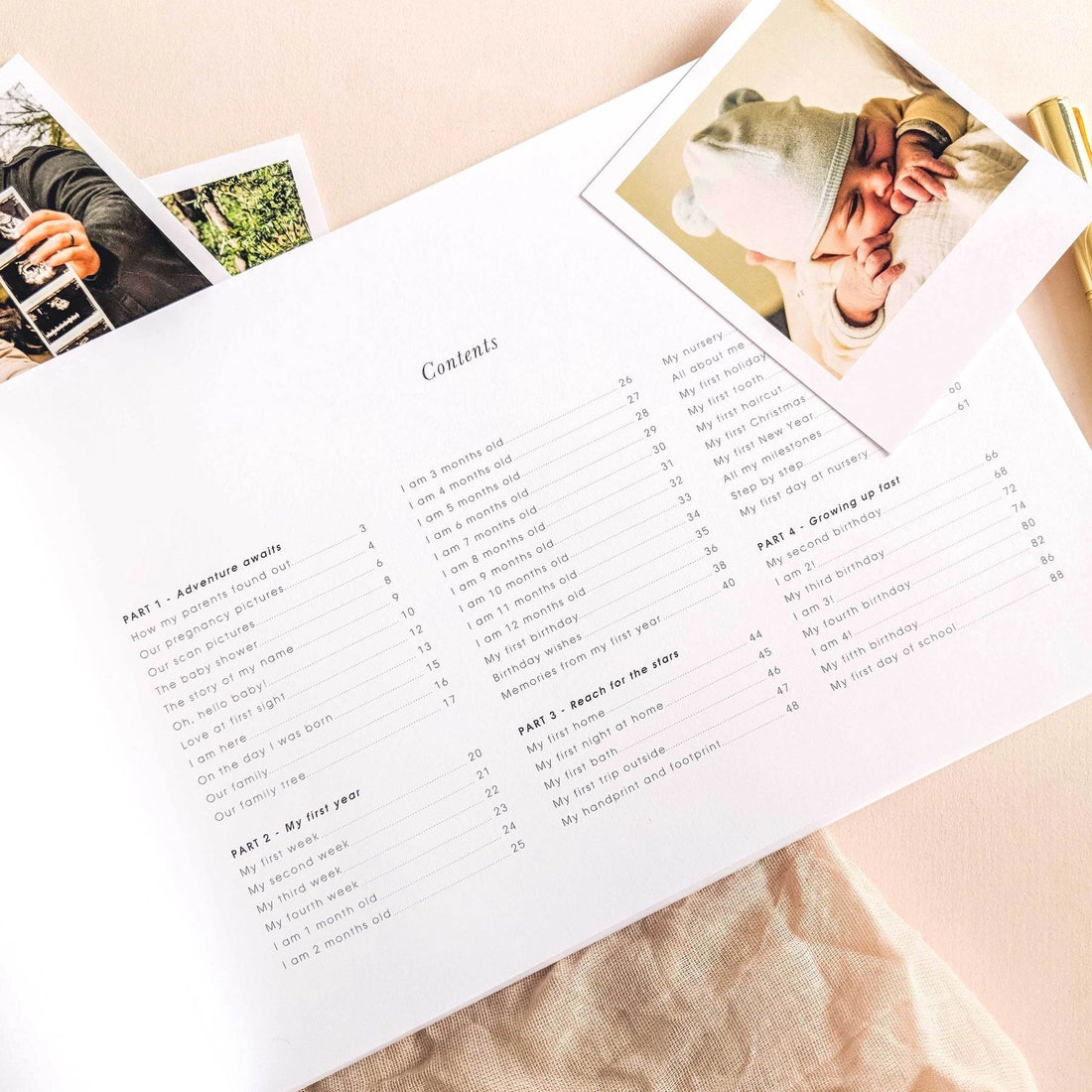 Woodland Baby Memory Journal