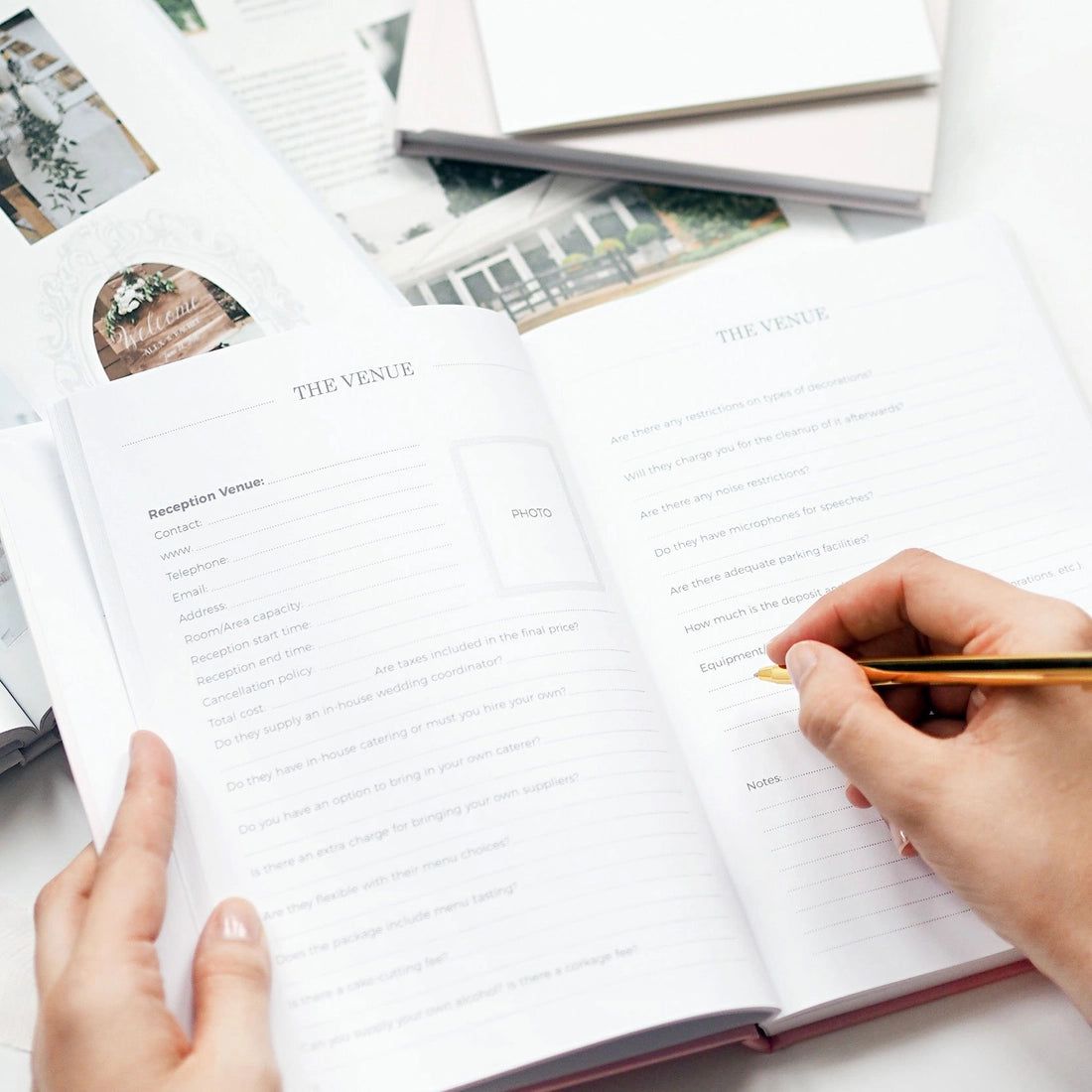 Wedding planner journal gift