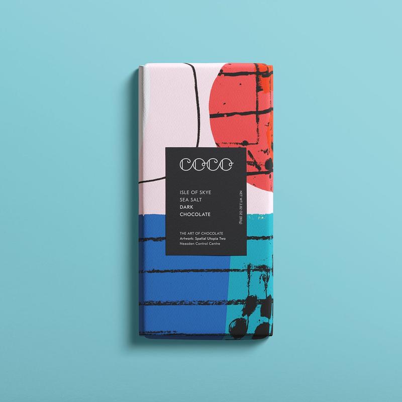 Dark Isle of Sky Sea Salt Chocolate Bar