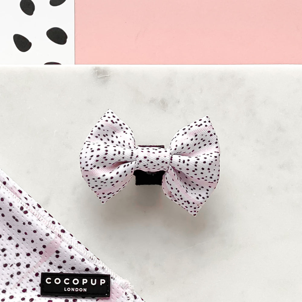 Dog Bowtie - Mint Dalmation