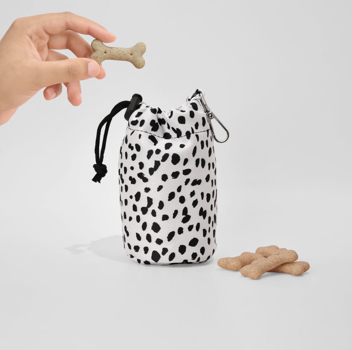 Treat Pouch - Drawstring Monochrome spots