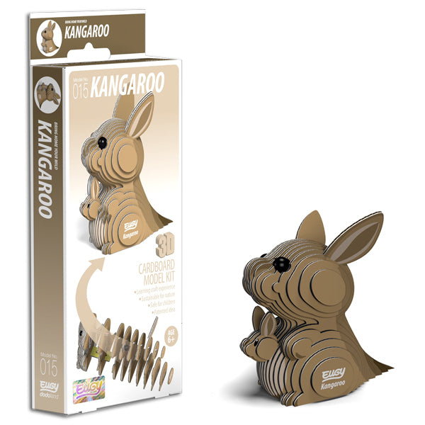 Kangaroo 3D craft kit by Eugy