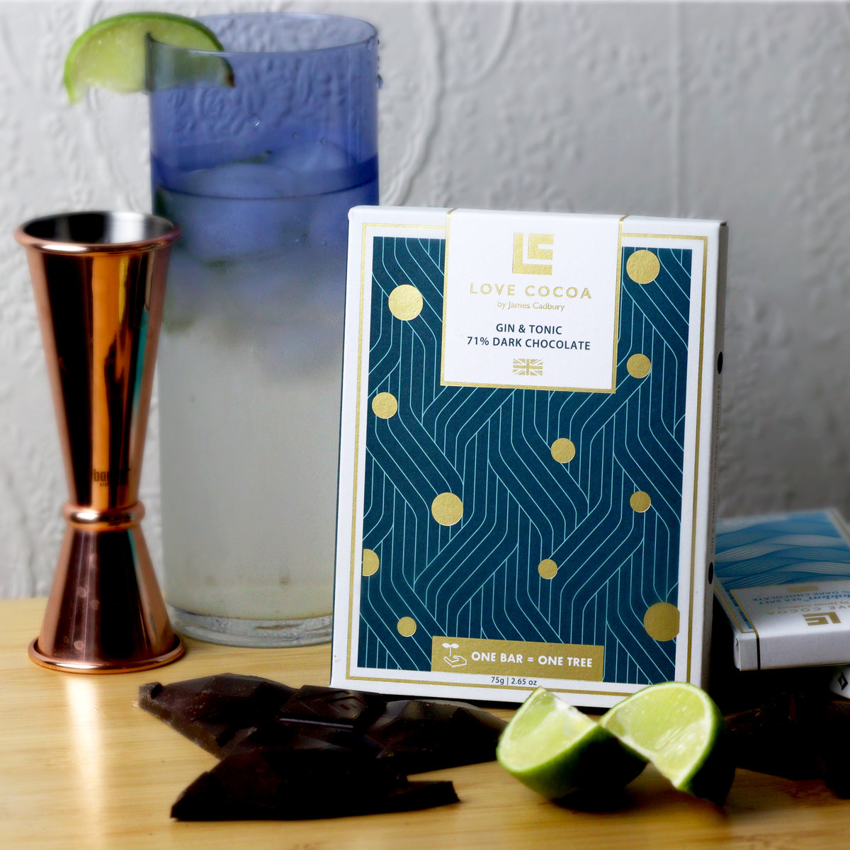 Gin &amp; Tonic Dark Chocolate (Vegan)