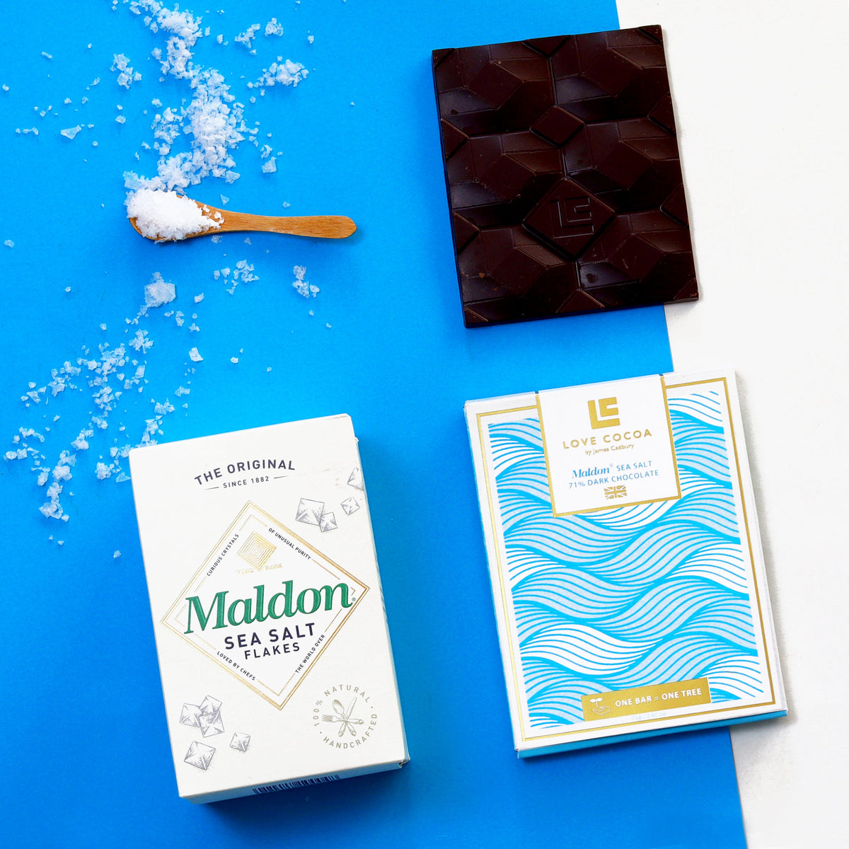 Maldon Sea Salt Dark Chocolate (Gl, D, V)