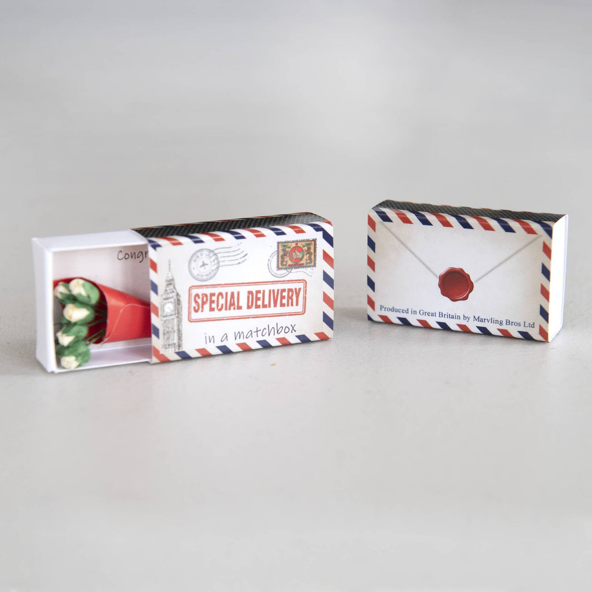 Congratulations in a Matchbox