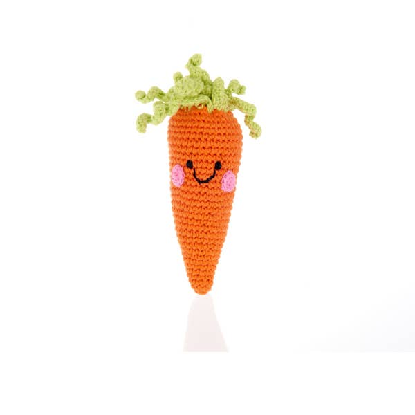 Baby Rattle - Carrot