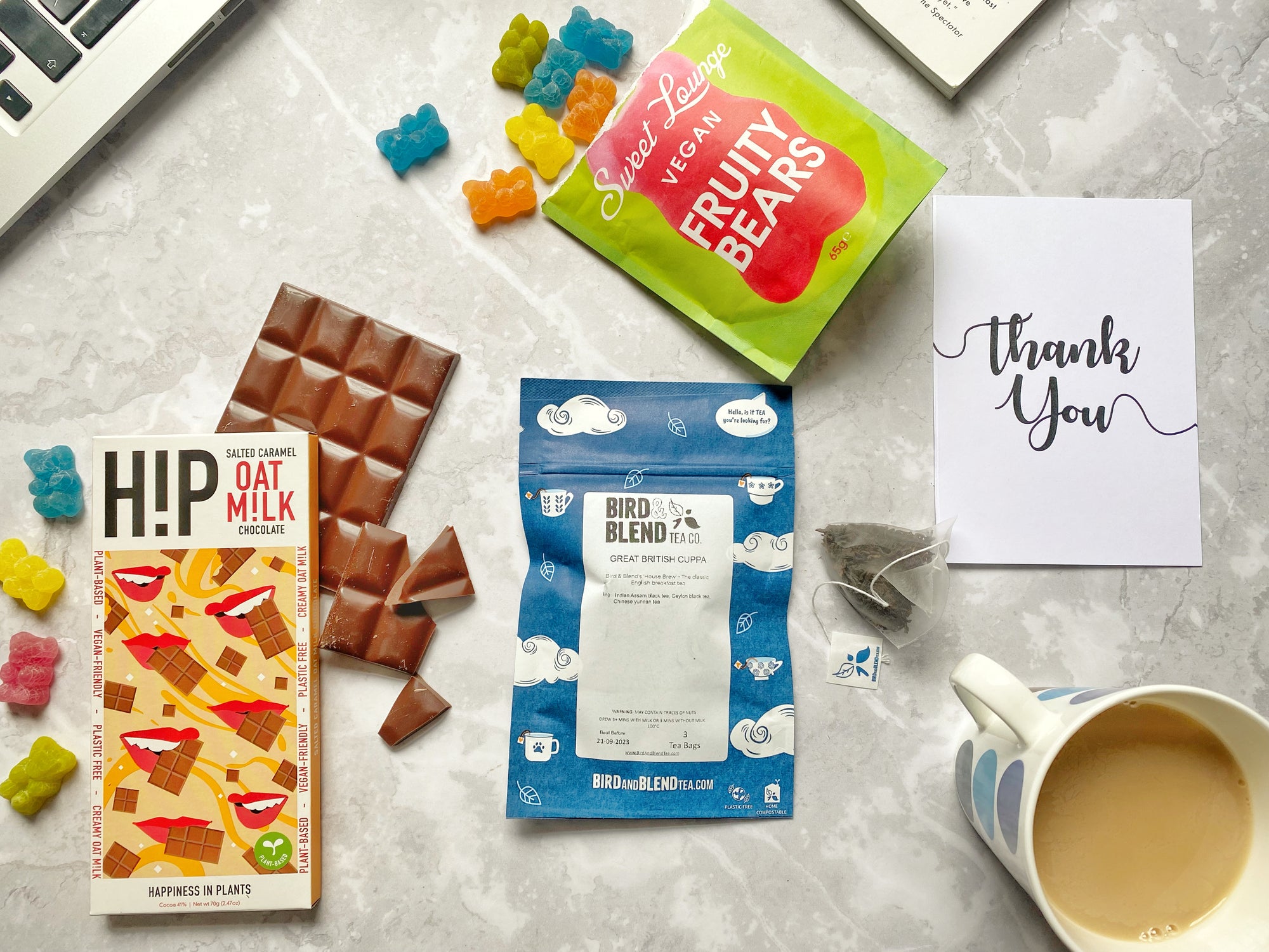Tea Break Treat Letterbox Gift Hamper Vegan Gluten-Free Dairy-Free