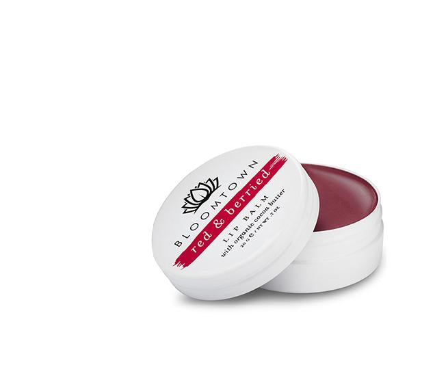 Vegan organic lip balm - red &amp; berried