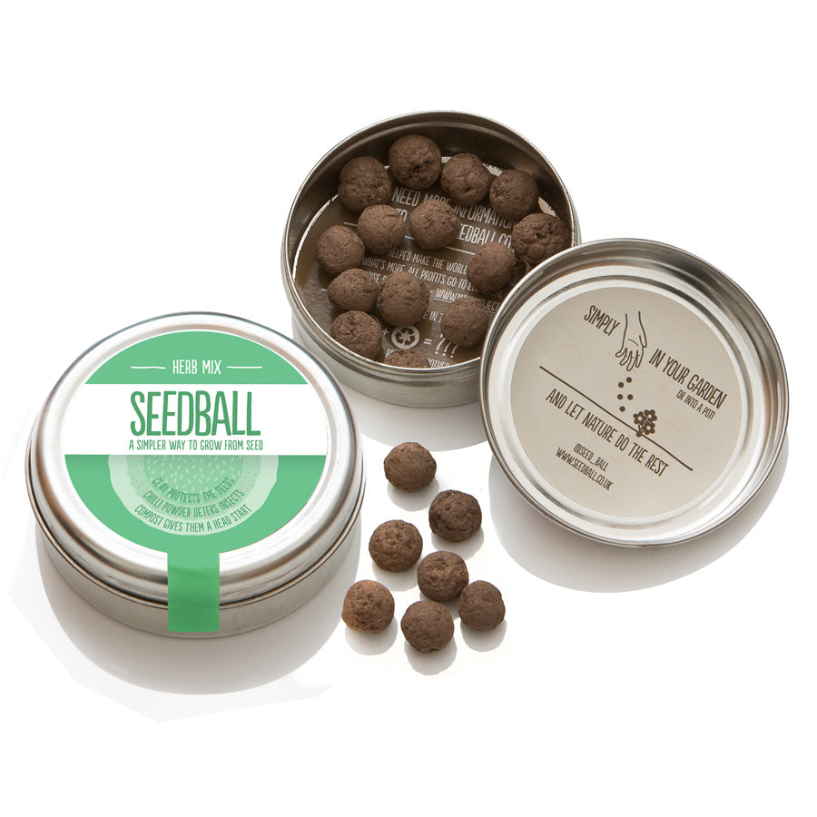 Seedball tin - Herb Mix